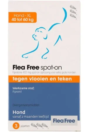 Veilige Betaling Exil Flea Free Spot-On Hond 40-60 kg 3 st.